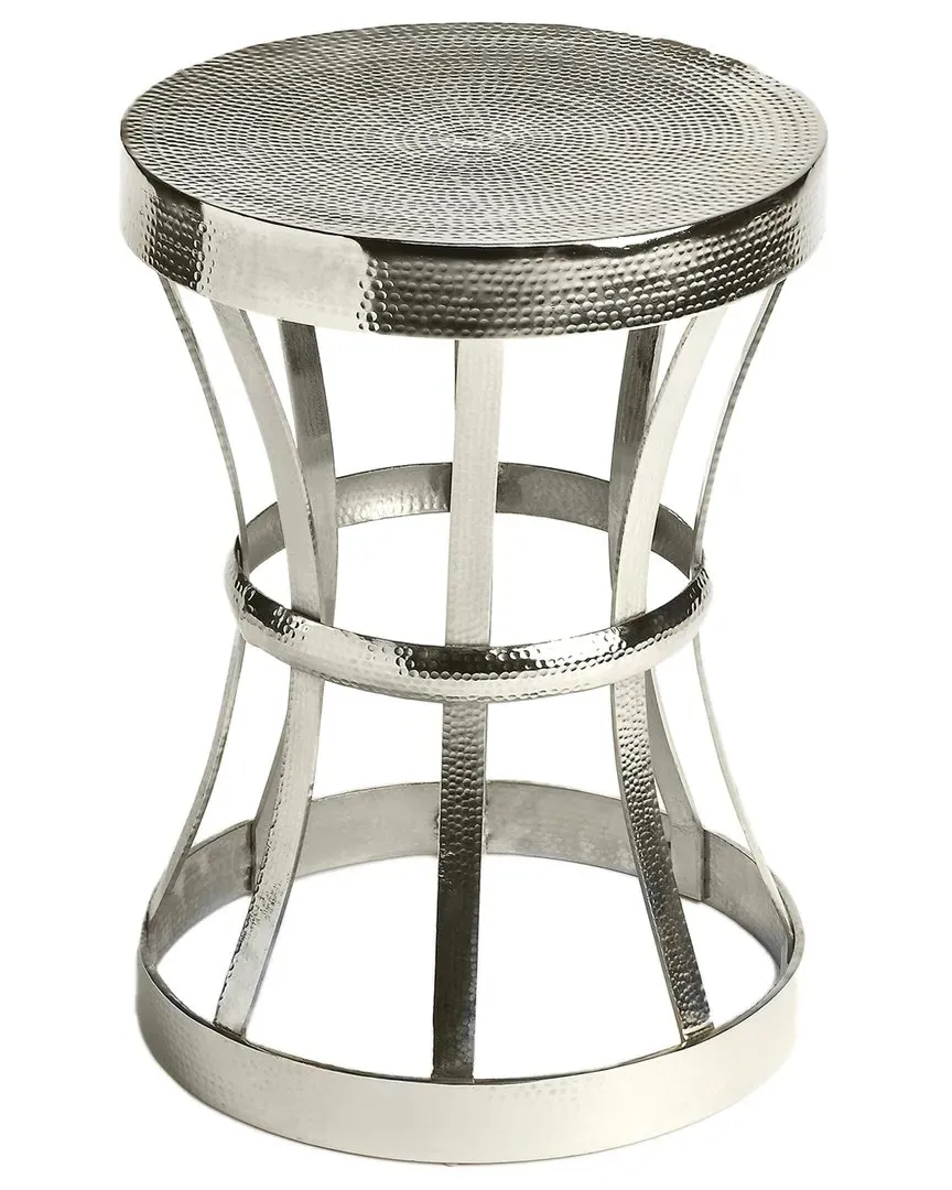 Broussard Accent Table - Silver, Aluminum