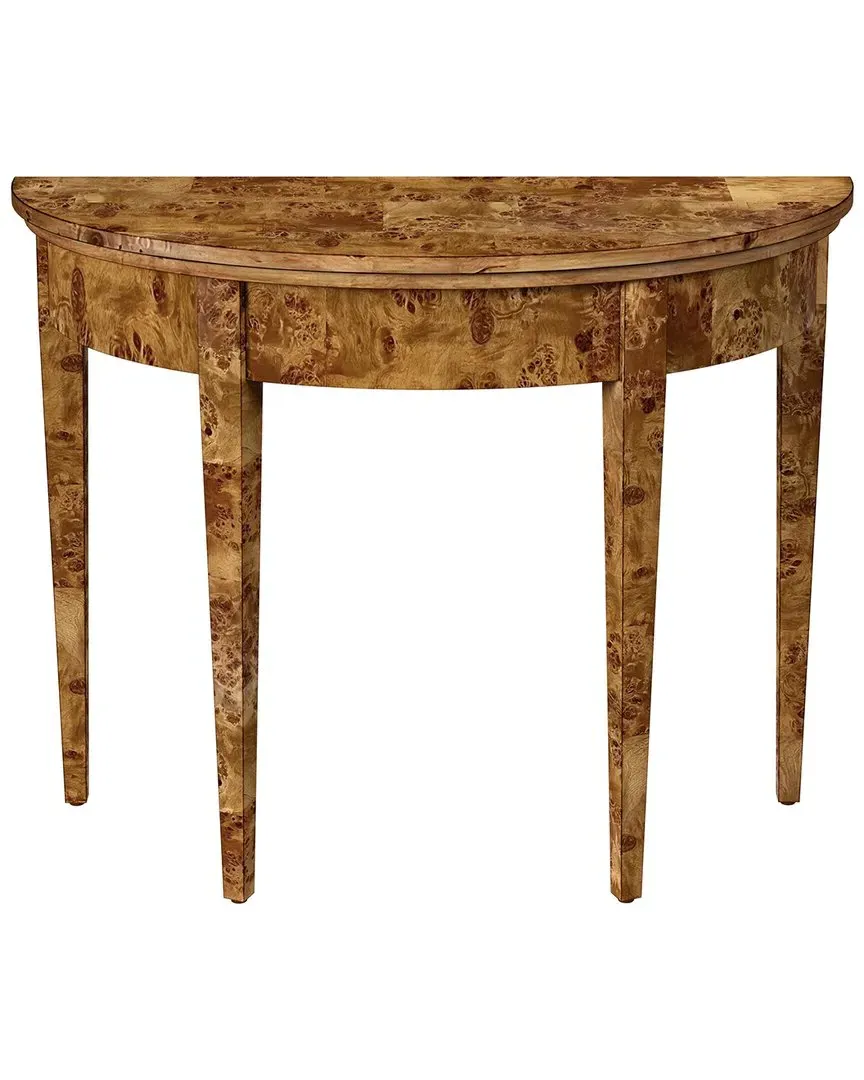 Butler Specialty Company Hampton Demilune Console Table - Brown, Burl