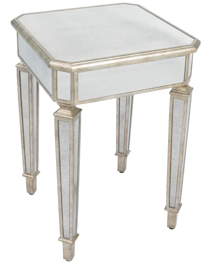 Celeste Mirrored Accent Table - Silver image