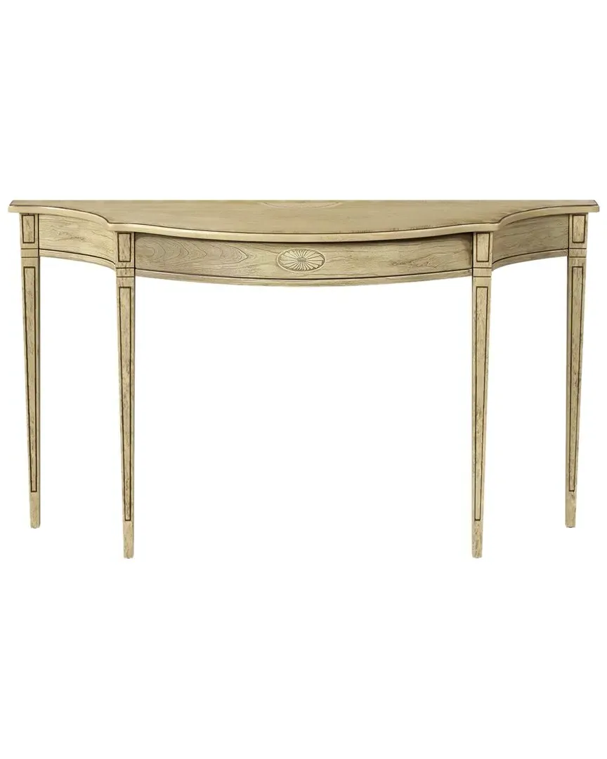 Chester 54in Console Table - Beige, Rubberwood image