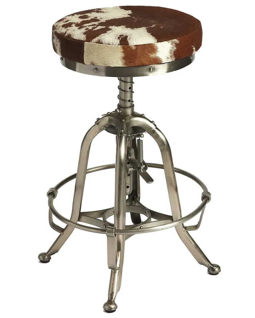 Donovan Hair-On-Hide Bar Stool - Brown