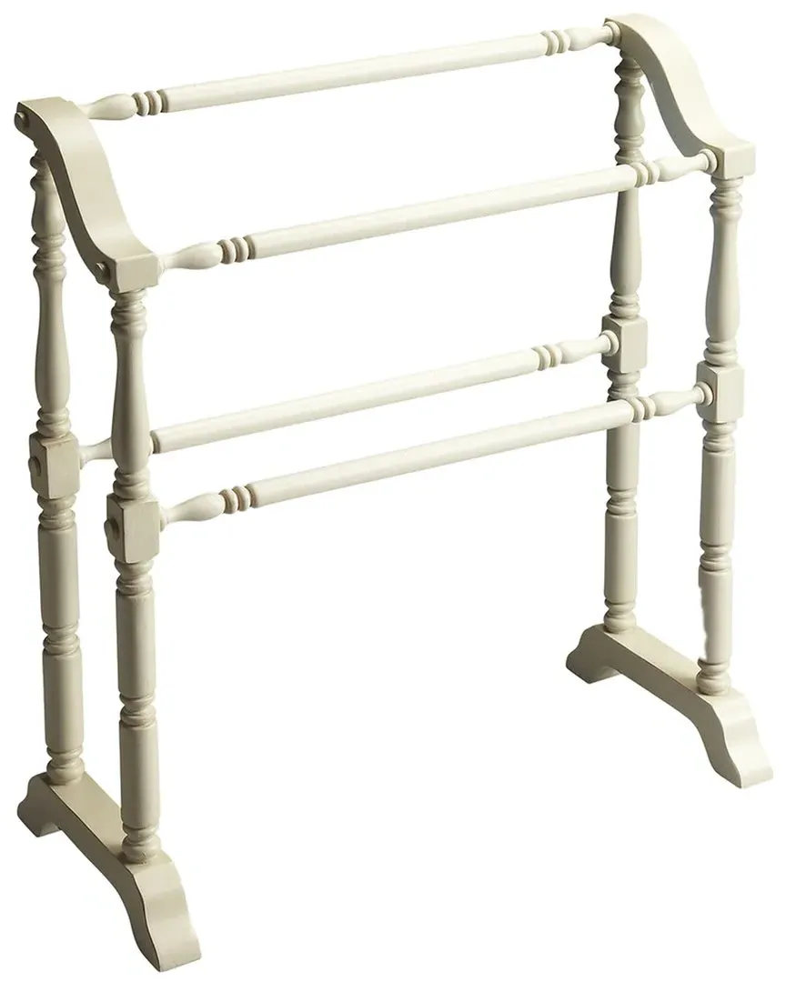 Lillian Blanket Rack - White, Poplar