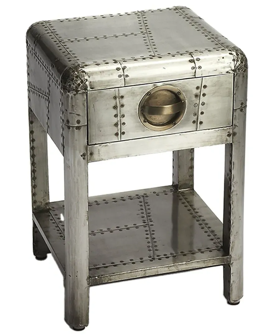 Midway Aviator Side Table - Silver