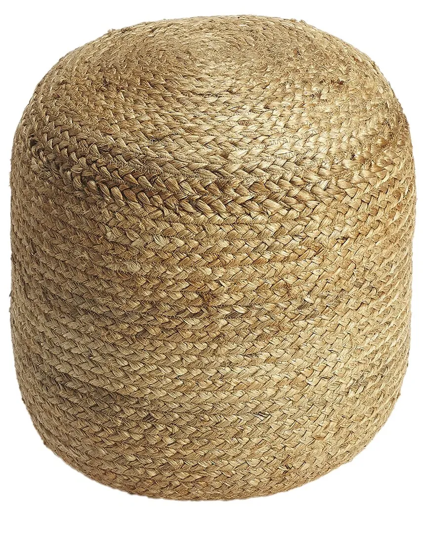 Specialty Company Noosa 16in Round Pouffe - Brown, Jute image