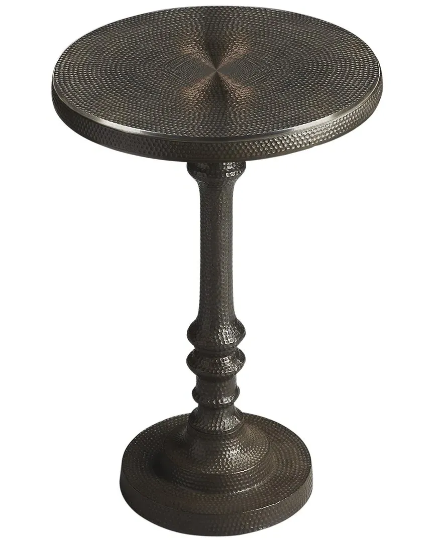 Tanya Pedestal Accent Table - Gold, Aluminum