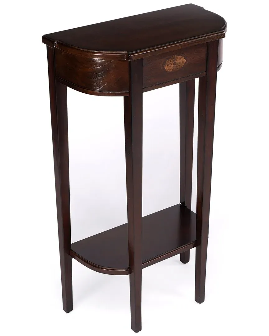 Wendell Console Table with Storage - Dark Brown, Cherry image