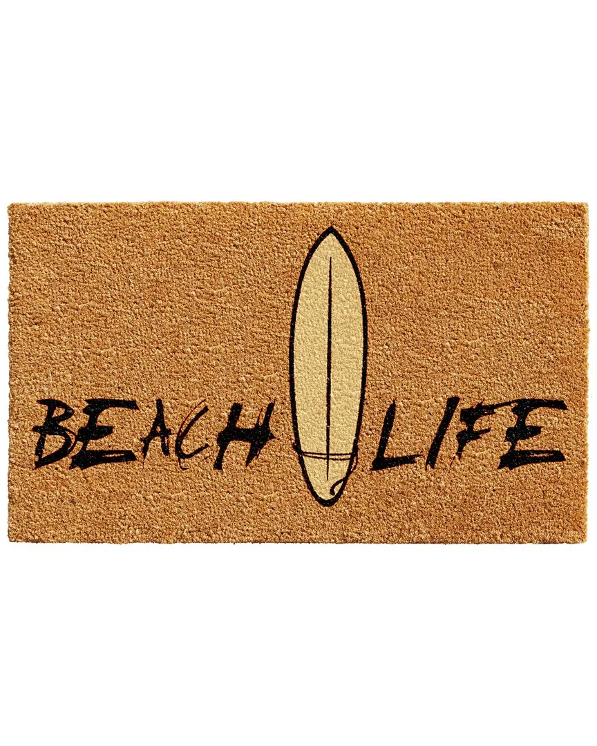 Beach Life Doormat - Natural, Coir image
