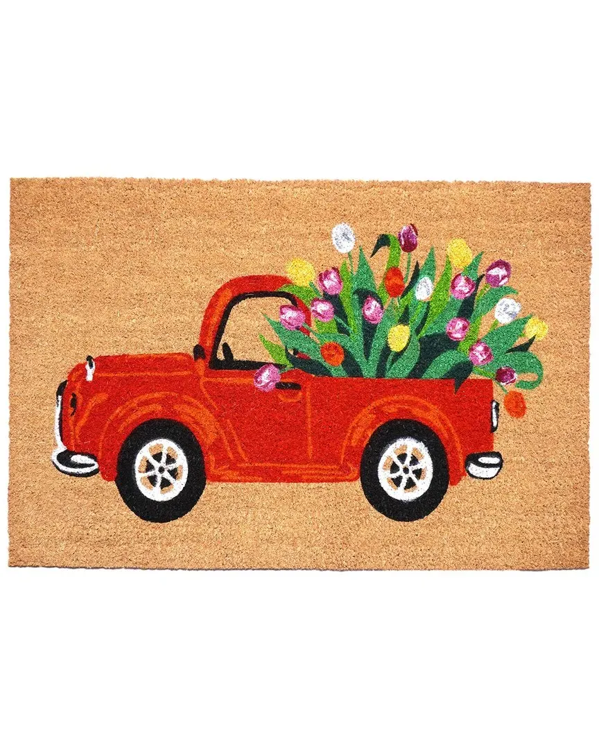 Blooming Truck Doormat - Natural, Coir image