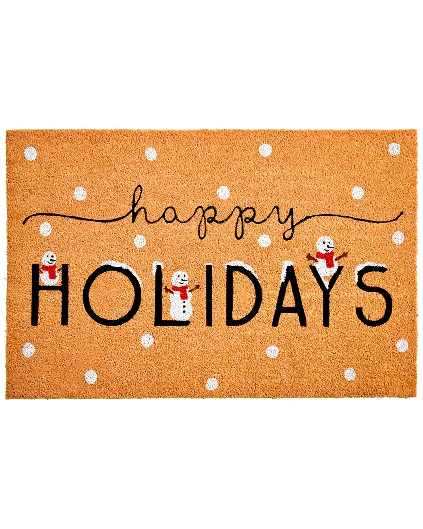 Holiday Joy Doormat - Natural, Coir image