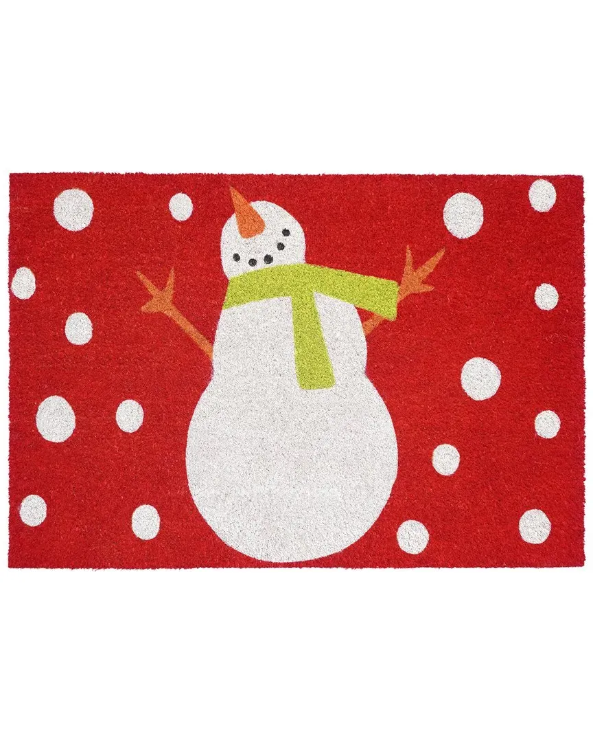 Holiday Snowman Doormat - Multicolor, Coir image