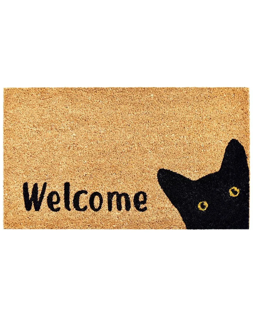 Kitty Korner Doormat - Natural, Coir image