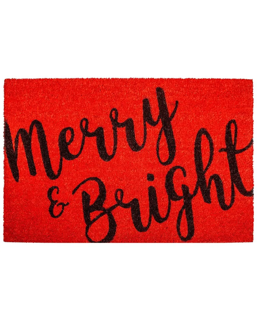 Merry & Bright Doormat - Natural, Coir image