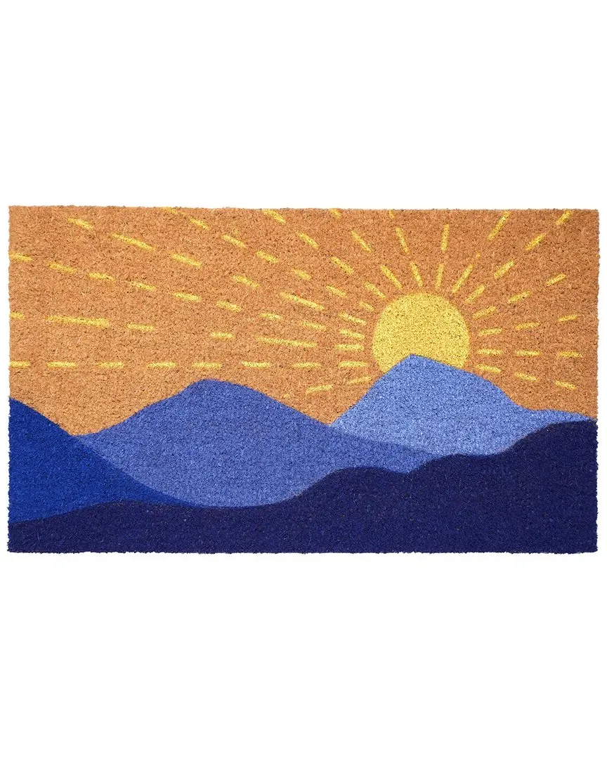 Mountain Sunrise Doormat - Natural, Coir image
