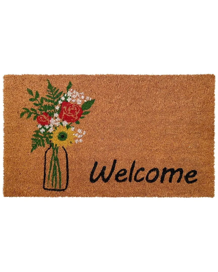 Summer Bouquet Doormat - Multicolor, Coir image
