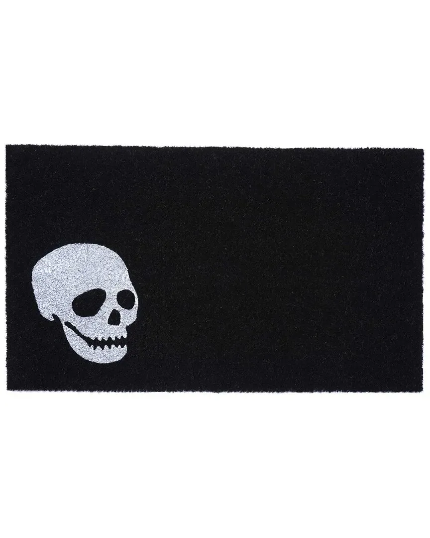 White Skull Doormat - Multicolor image