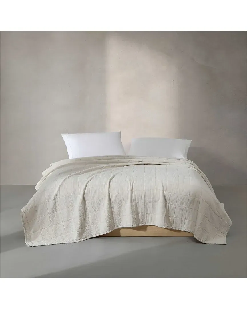 200 Thread Count Cotton Gauze Quilt Set - Light Beige