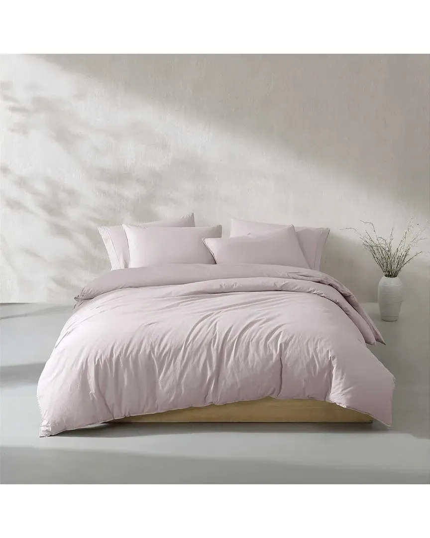 200 Thread Count Washed Percale Comforter Set - Pink, Cotton
