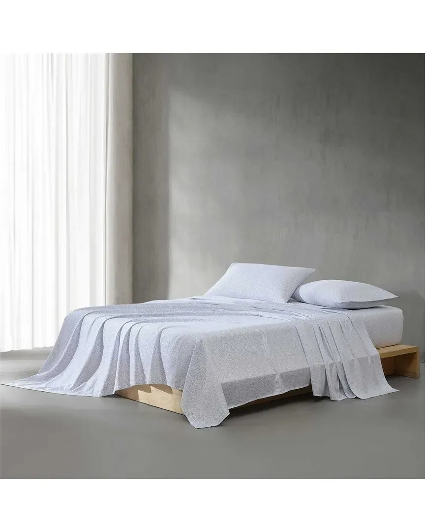 300 Thread Count Abstract Ditsy Floral Sheet Set - Ice Blue, Cotton