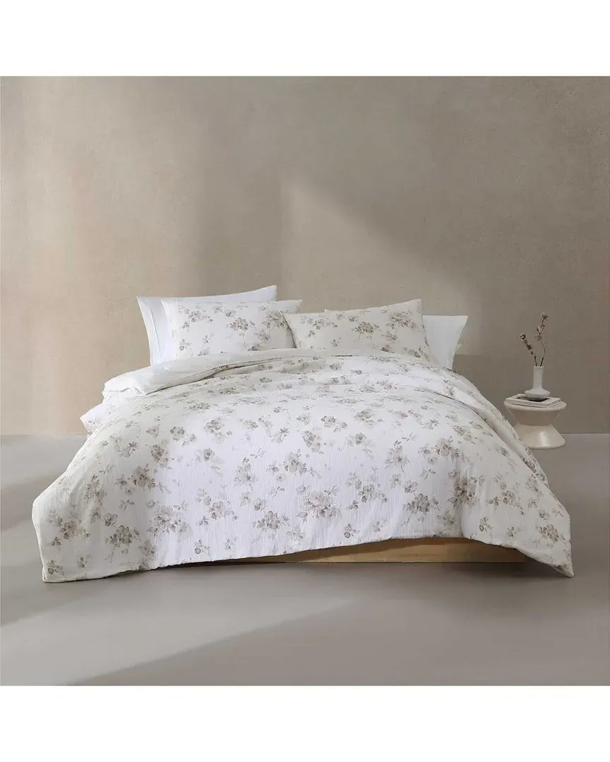 Eternity Floral Comforter Set - Ivory, Cotton Gauze