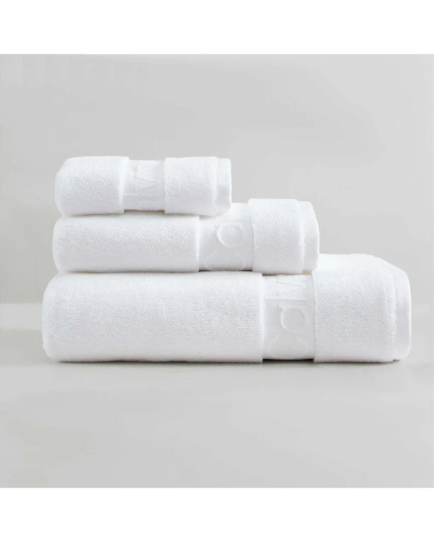 Iconic Cotton Terry 3pc Towel Set - White