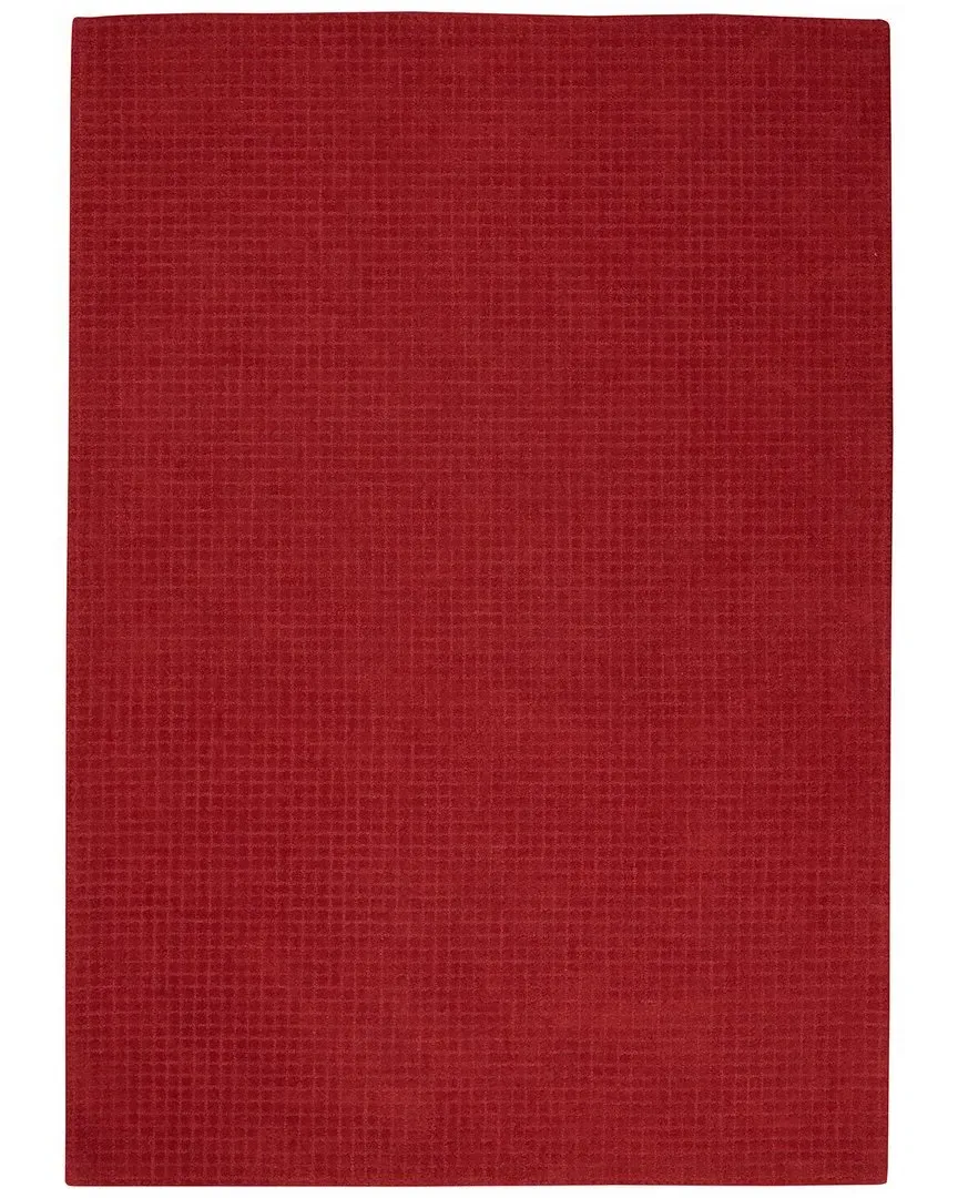 Las Vegas Retro Indoor Area Rug - Red, Wool
