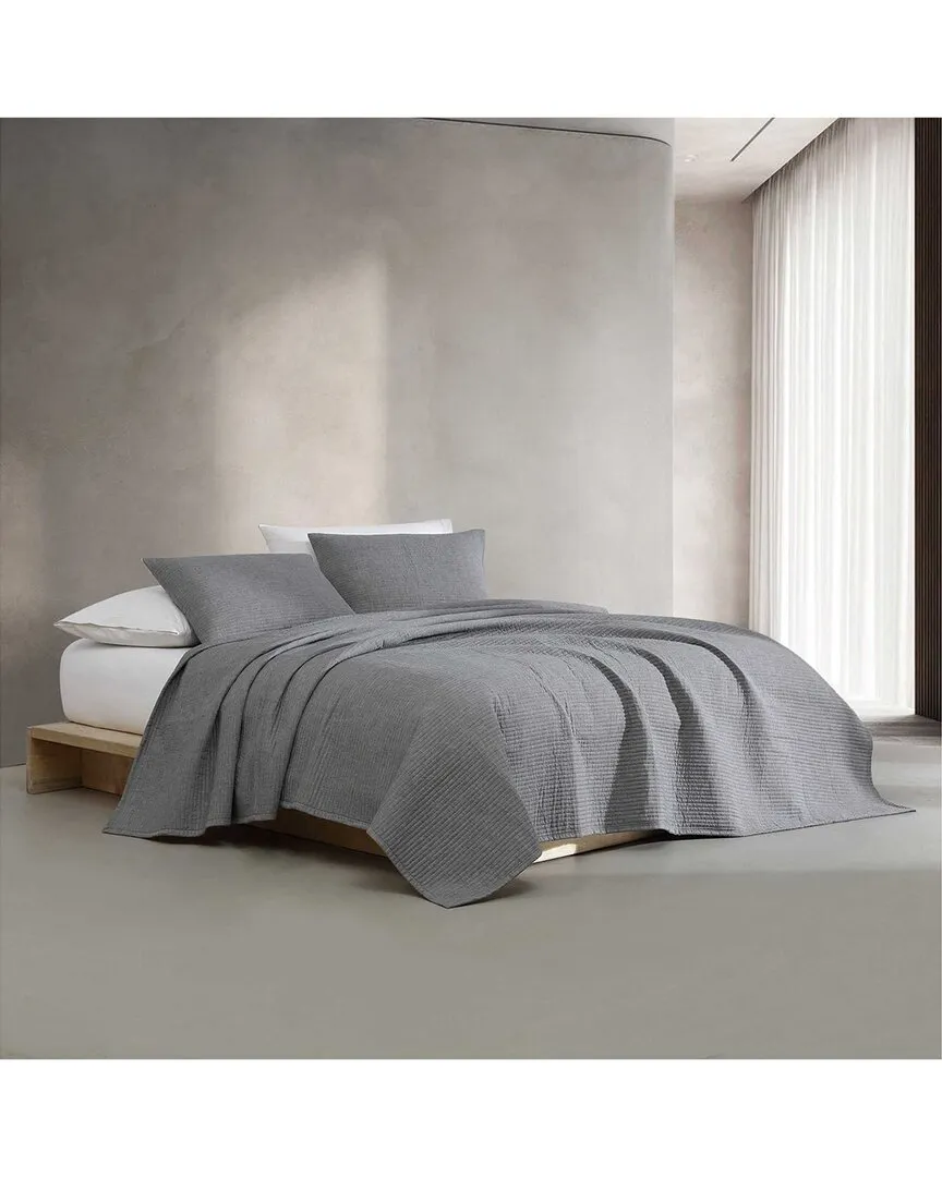 Mini Channel Stitch Reversible Quilt Set - Graphite