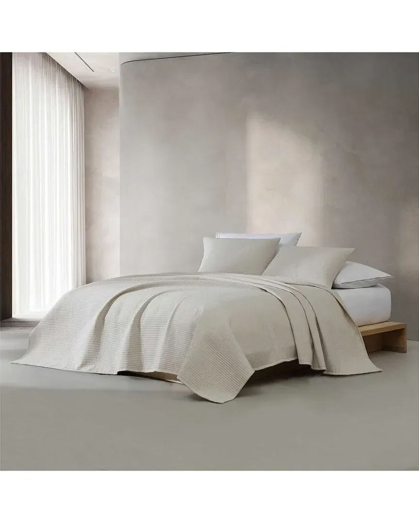 Mini Channel Stitch Reversible Quilt Set - Light Beige