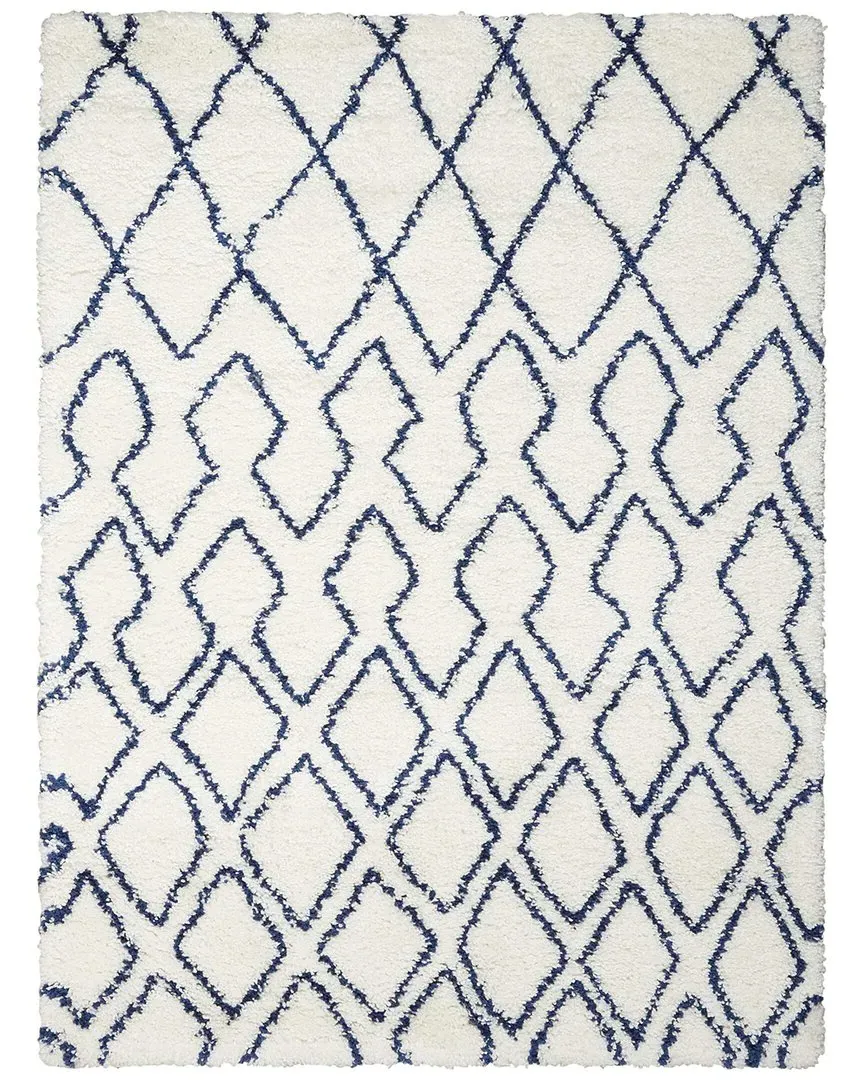 Riad Shag Indoor Area Rug - Ivory, Polypropylene image