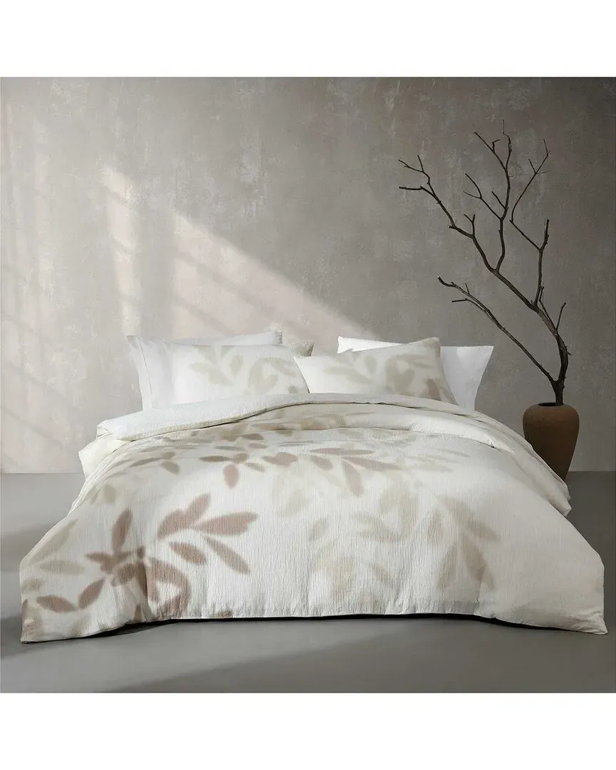 Shadow Branches Comforter Set - Camel, Cotton Gauze