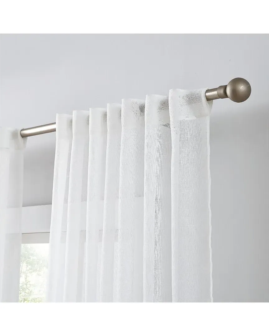 Sheer Window Panel Pair - White image