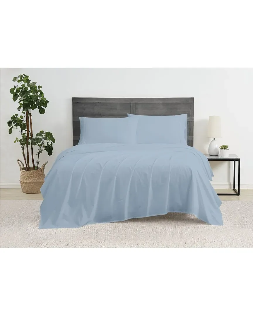 Solid Percale Sheet Set - Blue, Cotton image