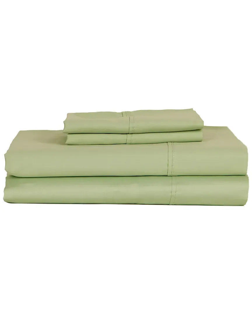 310TC Solid Sateen 4pc Sheet Set - Celadon, Cotton
