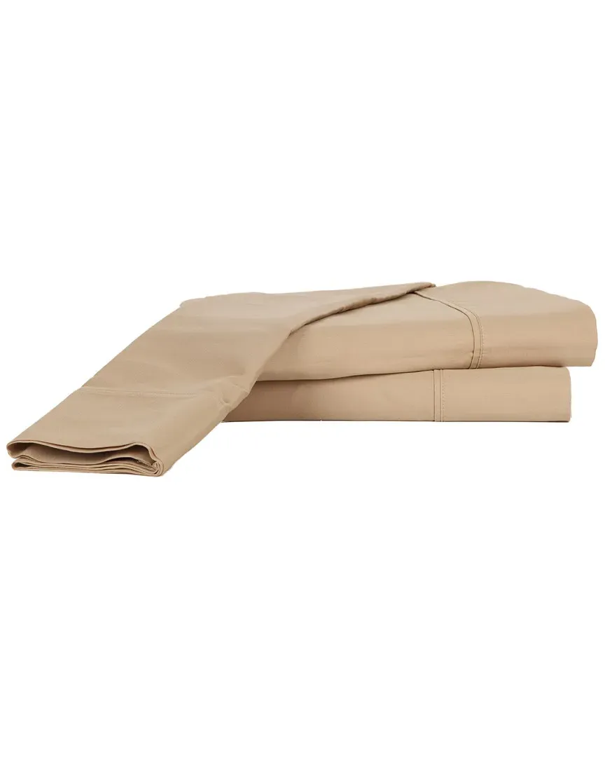 310TC Solid Sateen 4pc Sheet Set - Taupe, Cotton