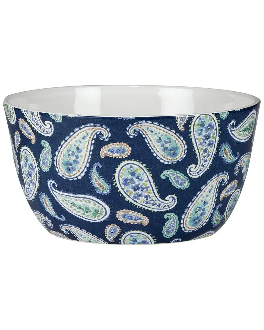 Bohemian Deep Bowl - Blue, Earthenware image
