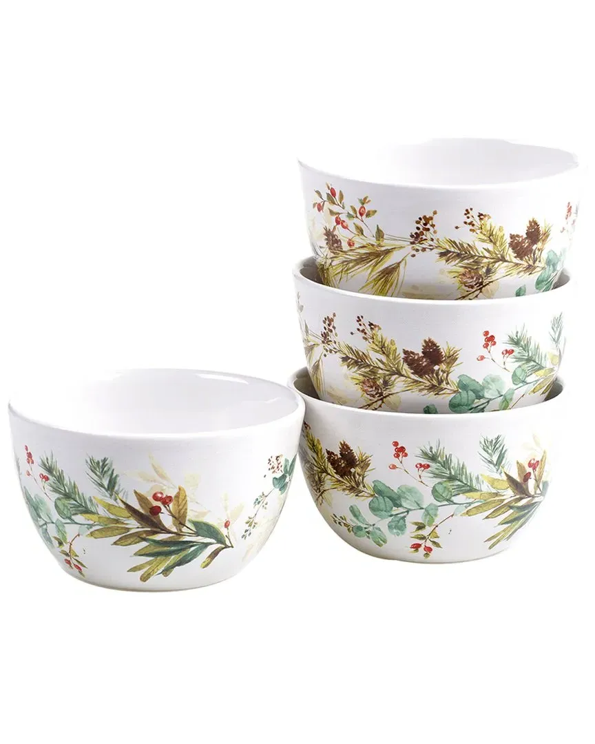 Christmas Story Ice Cream Bowls Set of 4 - Multicolor, Ceramic
