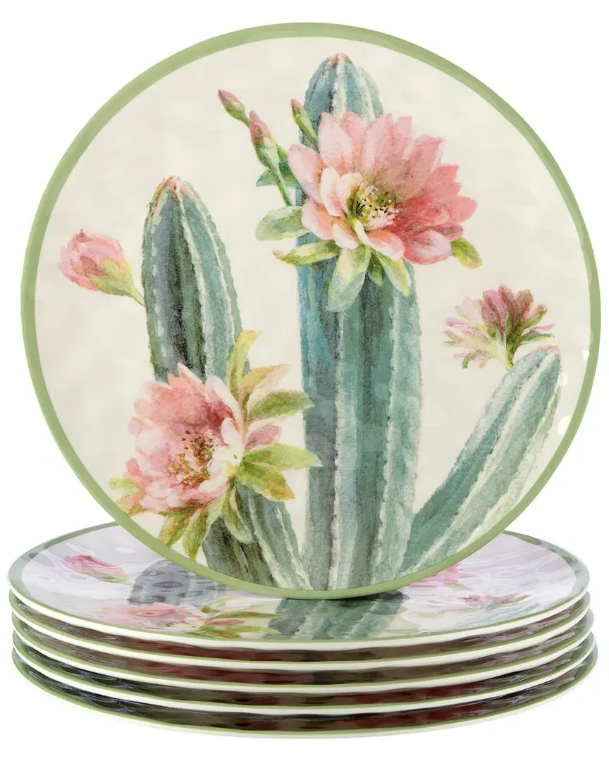 Desert Beauty Set of 6 Dinner Plates - Multicolor, Melamine