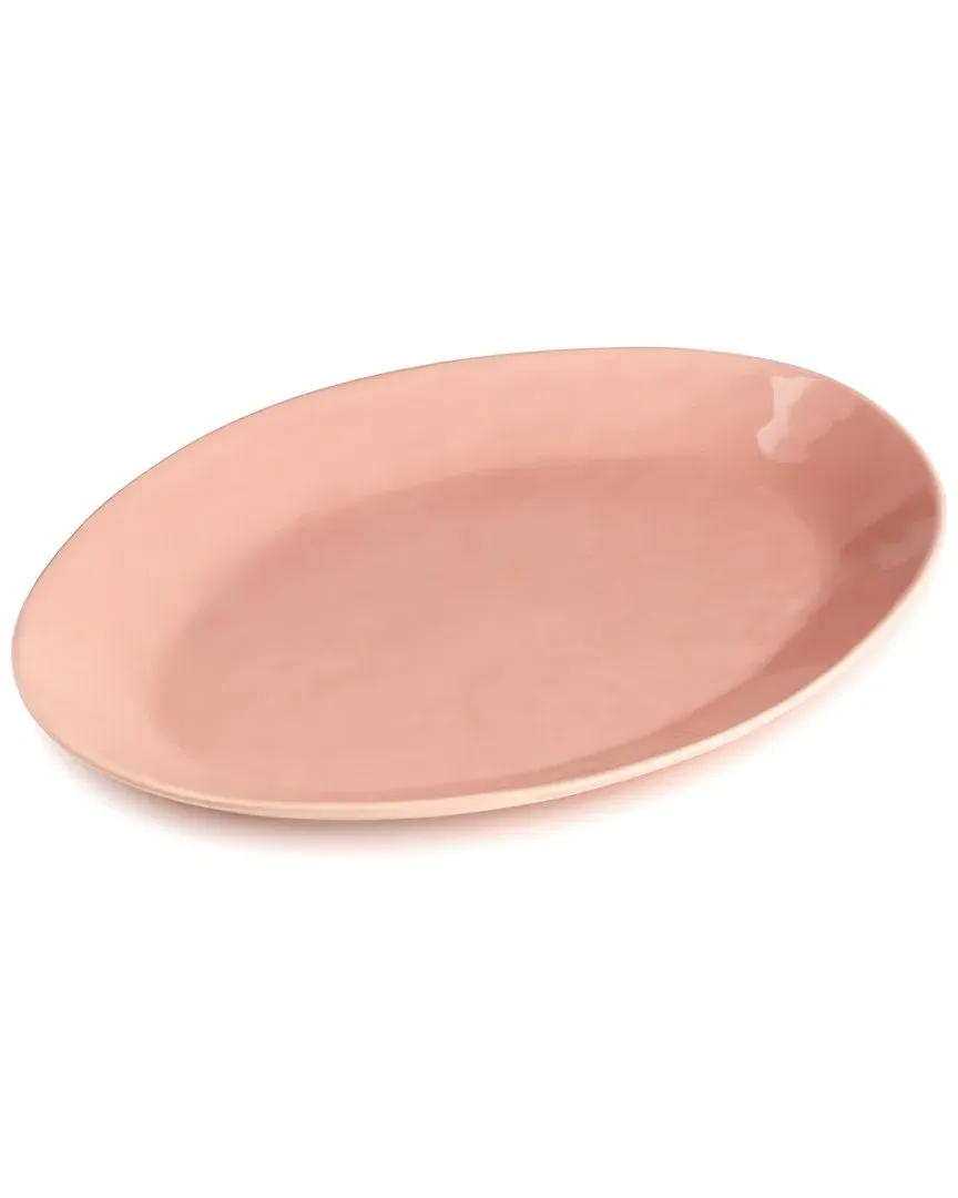 Desert Rose Oval Platter - Pink, Stoneware image