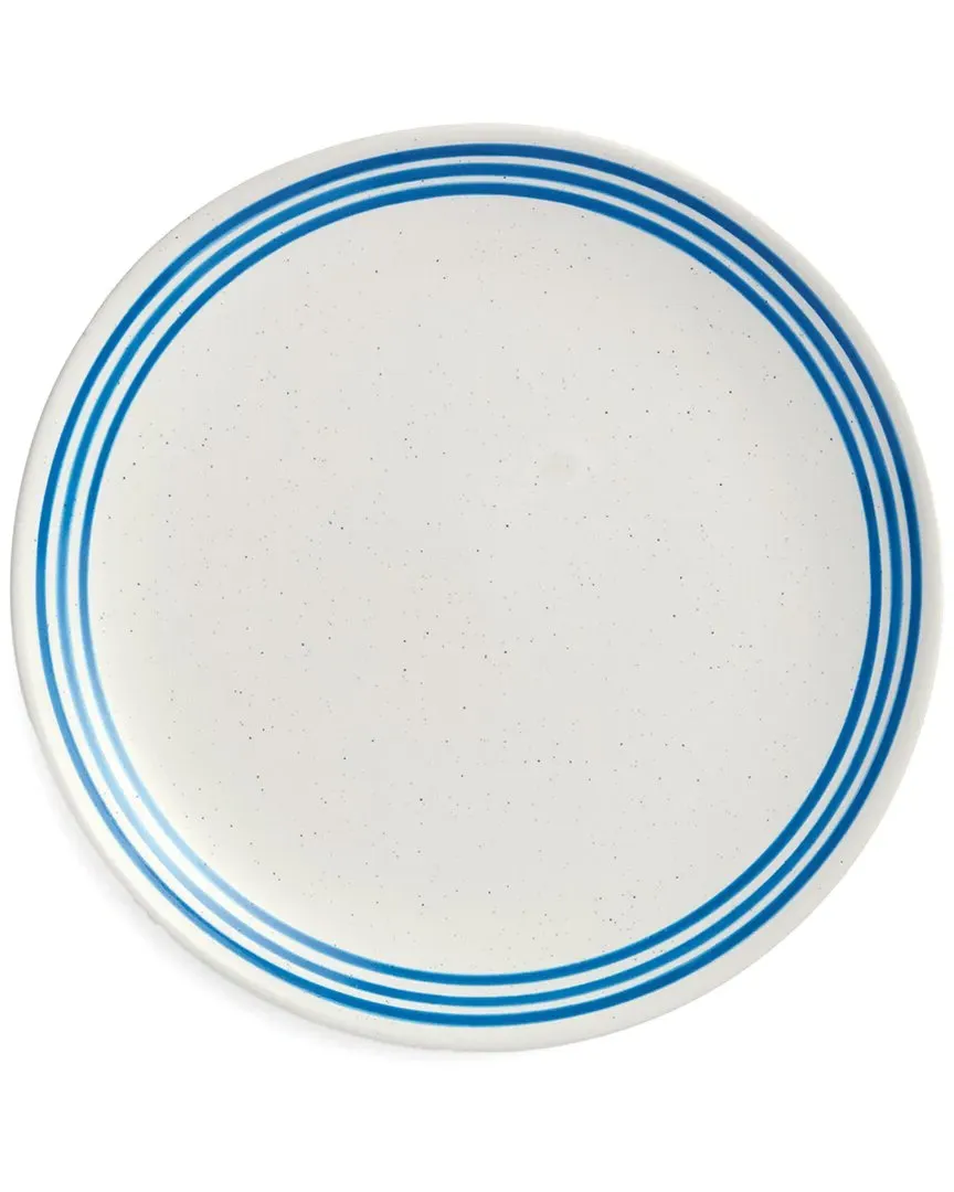Dockside Blue Set of 4 Salad Plates - Blue, Stoneware
