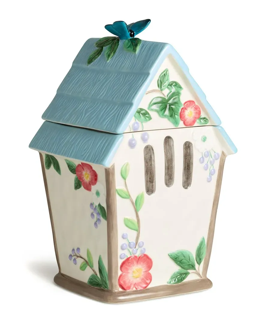 Flora 3D Birdhouse Cookie Jar - Multicolor