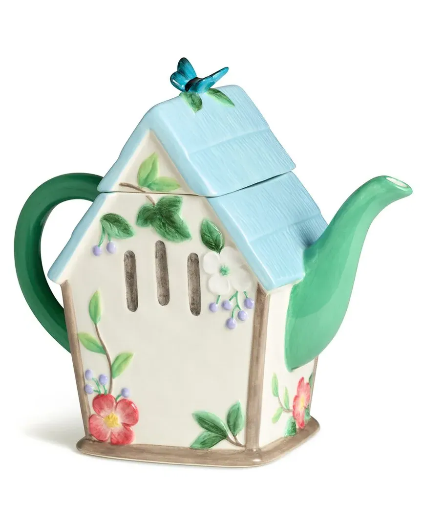 Flora 3D Birdhouse Teapot - Multicolor image