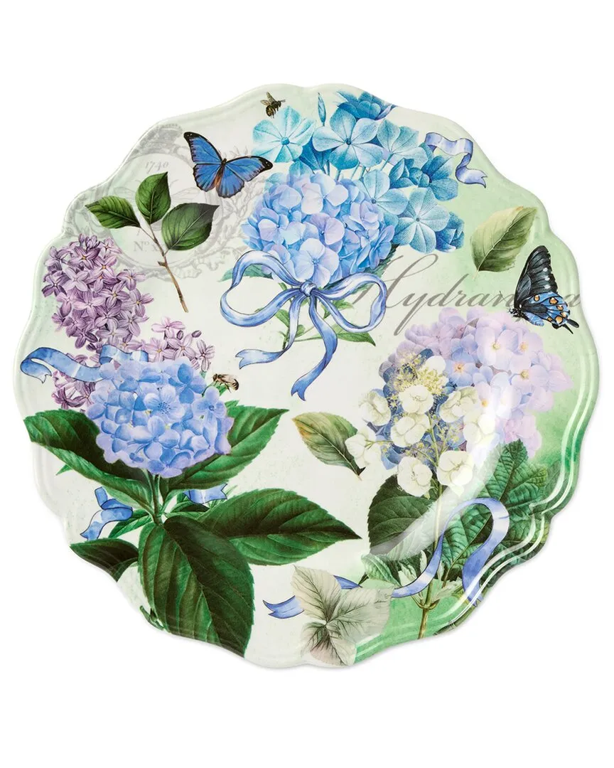 Garden Path Set of 4 Dinner Plates - Multicolor, Melamine