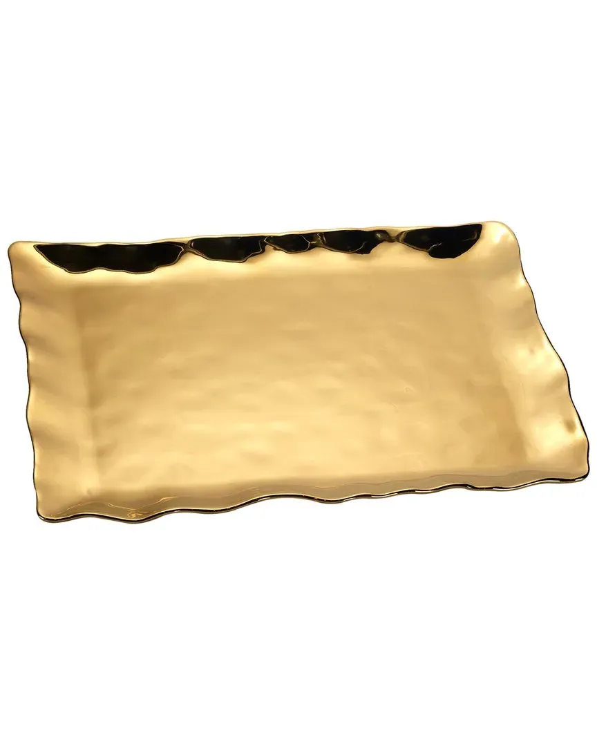 Gold Coast Rectangular Platter - Porcelain