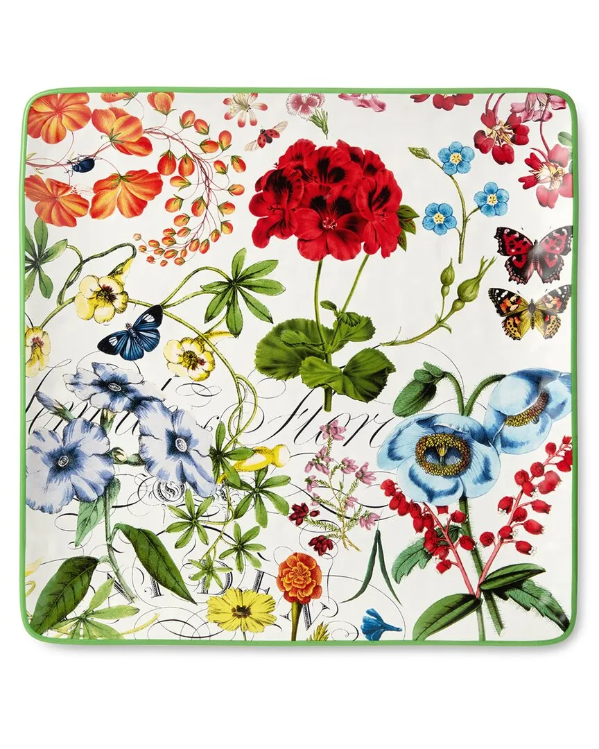 Greenhouse Square Platter - Multicolor, Ceramic image