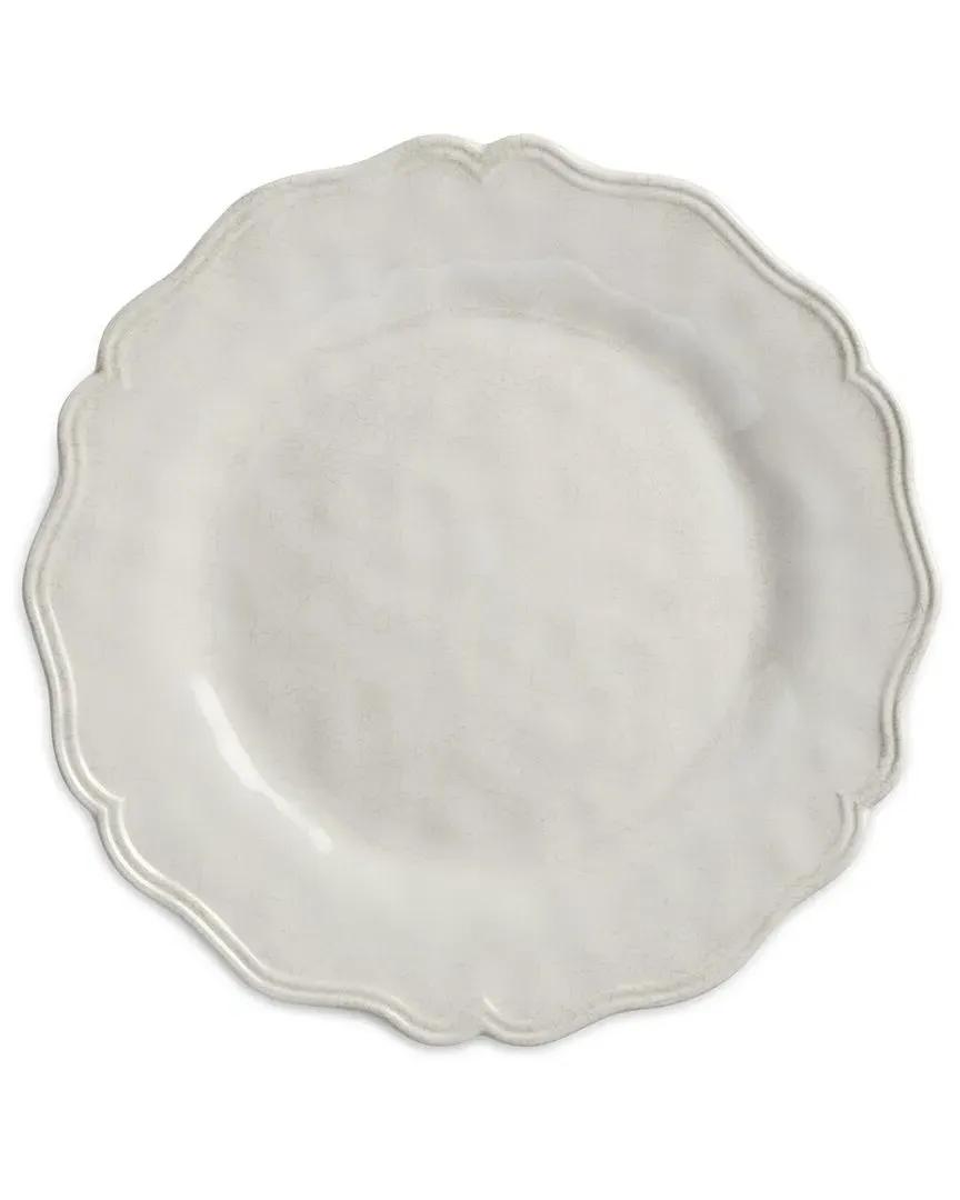 Isabella Set of 4 Dinner Plates - Cream, Melamine