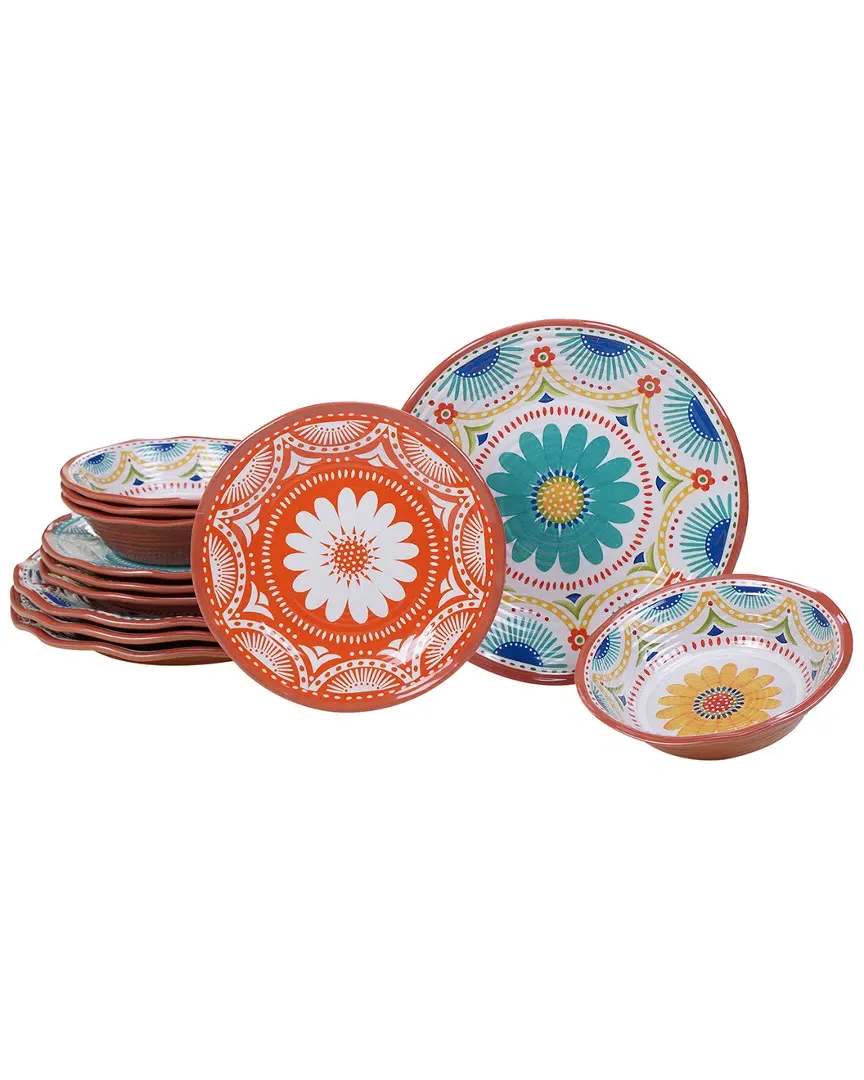 Melamine Vera Cruz 12pc Dinnerware Set