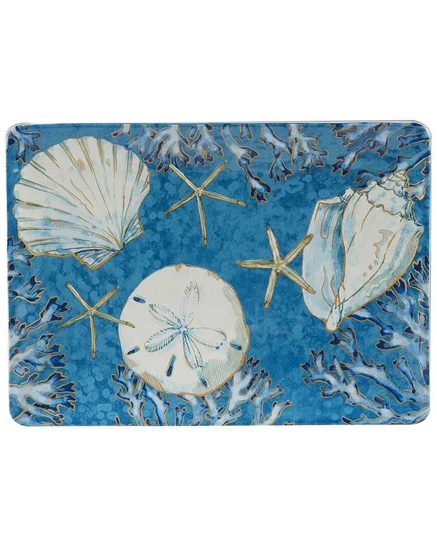 Playa Shells Rectangular Platter - Earthenware