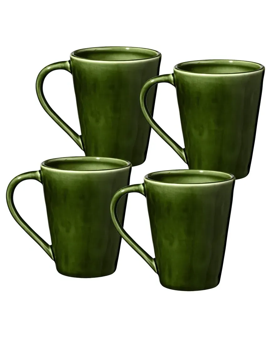 Rosewood Set of 4 Mugs - Multicolor, Ceramic