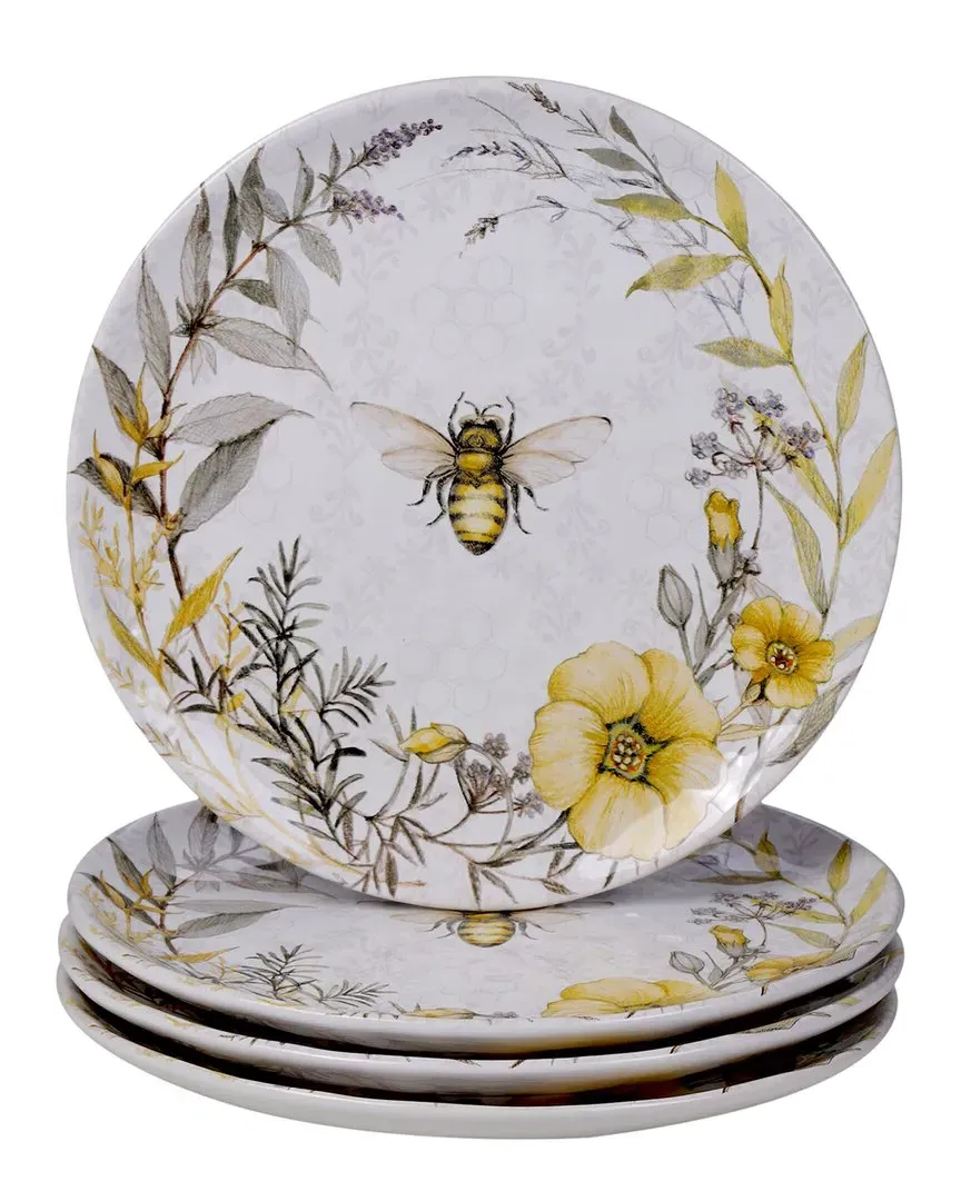 Sierra Set of 4 Dinner Plates - Multicolor, Ceramic