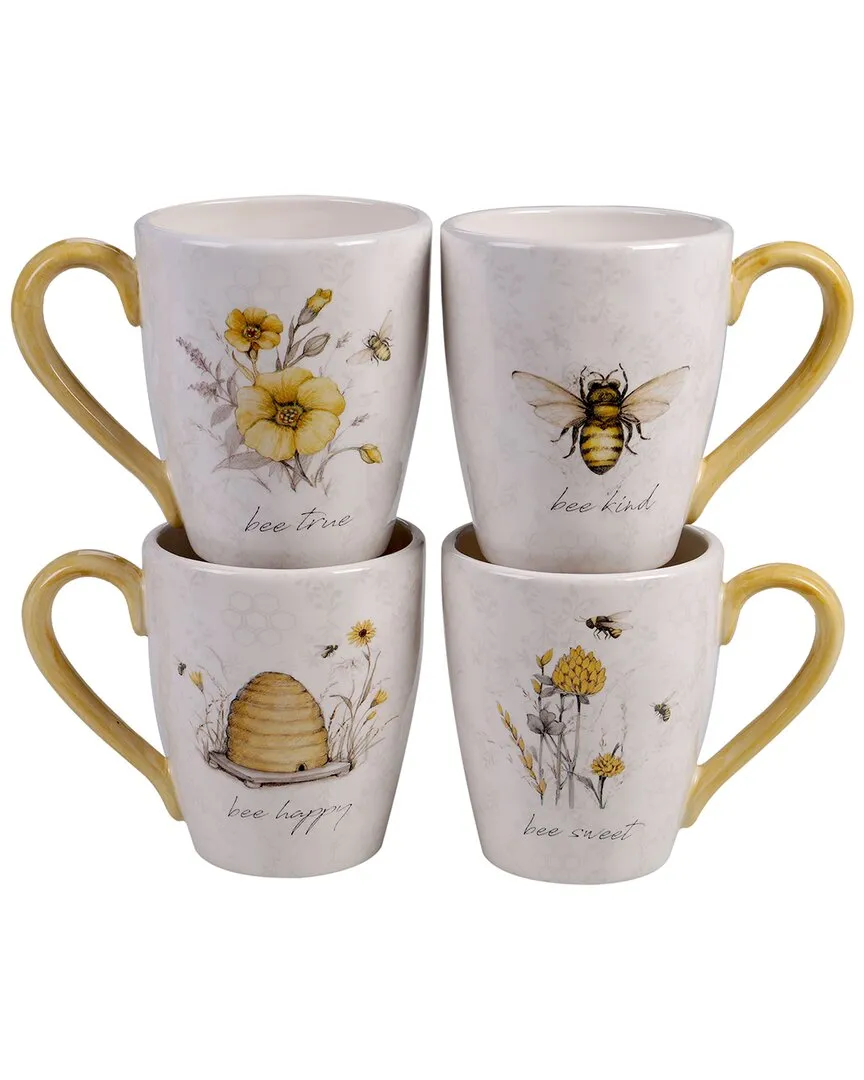 Sierra Set of 4 Mugs - Multicolor, Ceramic