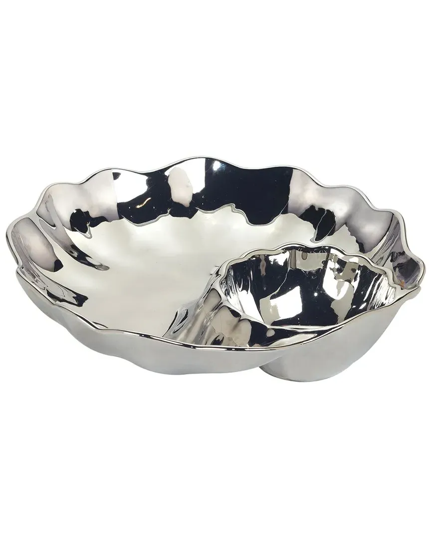 Silver Coast Chip & Dip Set - Porcelain